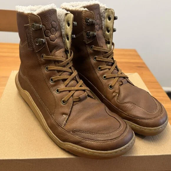 Vivobarefoot Gobi Boot Warmlined in Bark size 41 - Picture 1 of 7